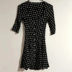 For Love & Lemons  Austin black white mini dress floral print daisy cottagecore Photo 2