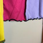 SweatyRocks  Women's Color Block Ribbed Knit Slim Fitted Long Sleeve Crop… Photo 3