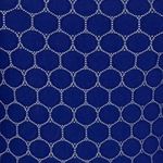 Leota Dress Womens Small Blue White Geometric Career Office Workwear Preppy Photo 5