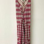 Poupette St. Barth Pop Saint Barth Sleeveless Hi-Low Hem Cover-Up Dress Purple Green Women's M Photo 2