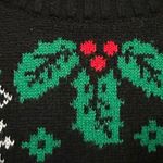 ❤️LOL Vintage Ladies L “On the Naughty List” Christmas Sweater CLEARANCE Black Size L Photo 3