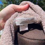 Barefoot Dreams  Women’s Long Beige Chenille Open Cardigan w Pockets Size M Photo 1