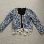 Tularosa Santa Fe Fringe Jacket in Diamondback Print Medium Photo 2