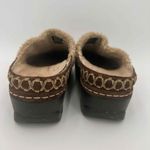 Klogs Brown Suede Maxum Faux Fur Lining Clogs Size 11 Photo 7