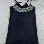 American Eagle Mini Dress Women Small Beaded Embellished Spaghetti Strap Y2K Photo 0