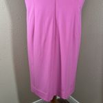J.Crew Ruffleneck Suiting Bubblegum Pink Dress Women’s size 16 NEW Photo 7
