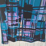 Attention  3/4 sleeve colorful swing dress Photo 4