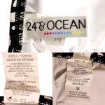 24th & Ocean Black Yellow Ruffle Moderate Coverage Bikini Swimsuit MEDIUM Beach Photo 6