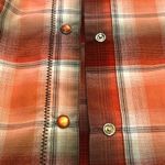 Outback Red  Long Sleeve Plaid Western Shirt S Photo 3