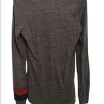 NFL Nike Womens long sleeve Texans tee. Gray with red Texans down front Photo 4