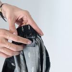 Stoosh Paisley Printed Black Wide Leg High Rise Pants Size XS Photo 3