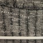 American Eagle  Gray Knit Relax Pullover Soft & Sexy Plush Hooded Sweater Small Photo 2