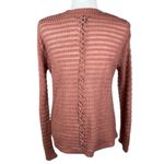 Serendipity  Pink Knit Cardigan Size Large Photo 3