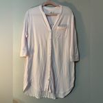 UGG  Pink and White Striped Shirt Photo 1