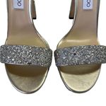 Jimmy Choo  Misty Silver Glitter Sandals Photo 5