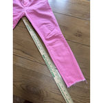 7 For All Mankind Pink Skinny Ankle Jeans Women Size 29 Stretch Preppy Modern Photo 6