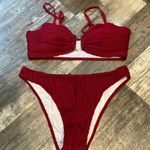 Red Bikini Set Size Large Photo 8