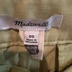 Madewell  The Harlow Wide Leg Pant in Pale Lemongrass 00 Women’s NG521 Photo 3