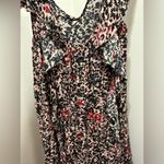 Zadig & Voltaire Dress Texas Disco Fever Skeletons Pink Black Red Ruffles L Photo 5
