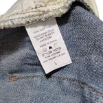 Hayden  Los Angeles Denim Skirt Ruffle Waist Distressed Frayed Hem‎ Womens L Photo 3