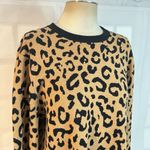 J.Crew Long-sleeve mini sweater-dress in leopard size xl Photo 3