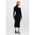 Marcella Shoulder Cutout Fitted Bodycon Midi Sawyer Dress Size S‎ Stretch Gray Size M Photo 1