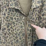 Frame  Cheetah Cargo Print Service Jacket Size XS Photo 5