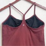 Lululemon Power Y Tank Luon Bordeaux Drama Maroon Tank Size 10 Photo 5