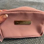 Mac Pale Pink Makeup Bag FY23 Holiday GWP w Gold Accents Zipper Closure Photo 8