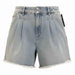 Wild Fable  Light Acid Wash Highest Rise A-Line Denim Shorts 14/32‎ Photo 0