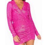 Show Me Your Mumu Party Hop Pink Disco Sequins Mini Dress XS NWT Photo 1