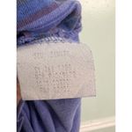 Fresh Produce  Small PERI BLUE Pinstripe DRAPE Cotton Jersey Dress $75 Photo 5