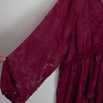 Torrid NWT Floral Burnout Chiffon High Low Smocked Waist Tunic Top Size 5X Fairy Photo 4