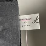 Deadstock Beaded Belt Vintage Women Black Structured Wide Hook and Loop Fancy Photo 5