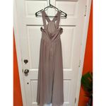 Lulus Air of Romance Taupe Maxi Dress Size Large Photo 3