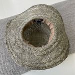 Banana Republic Sage Green Woven Straw Beach Sun Hat Size S/M Photo 2