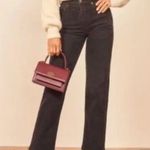 Boyish The Mikey High Rise Wide Leg in Moonstruck Black Size 29 Photo 1