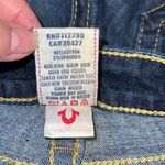 True Religion Y2K Hi-Rise Boot Cut Blue Jeans Mini Sequin Logo Size 27 Photo 5