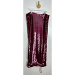 House Of CB Alexis Sequin Maxi Skirt in Hot Pink Size Large+ Photo 5