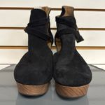 Free People  Suede Cedar Clog Black Straps Size 40.5/10.5US Photo 1