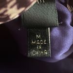 MM Couture  purple plaid tie shoulder‎ sleeveless ruffle blouse medium #MMCT0502 Photo 5