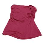 Susana Monaco  Size Small S Strapless Tube To Berry Burgundy Color Supplex Lycra Photo 1