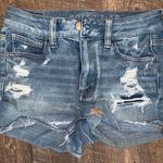 American Eagle Outfitters Ripped Jean Shorts Size 4 Photo 0