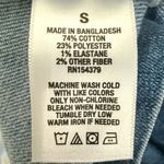 Aeropostale  Blue Denim Sheath Mini Dress Sleeveless Square Neck Photo 5