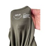 Aerie  Green Ribbed Long Sleeve Midi Dress Size Small Photo 6