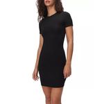 Good American ✨ Good Touch Tee Mini Black Sz 1 (Small) Dress✨ Photo 1