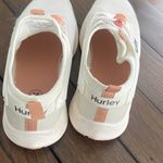 Hurley Women's Sneakers in White and Peach Photo 3