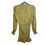 Forever 21  Yellow Gingham Milk Maid Smocked Dress Photo 1