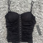 Moa Moa New with tags Women's Black Corset Lace Top Photo 0