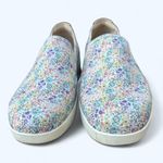 ABEO Ayla Encore Slip On Sneakers Women's Floral 8.5 Excellent Summer Feminine Purple Photo 1